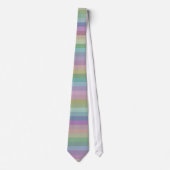 Pastel regenboogstreep stropdas (Voorkant)