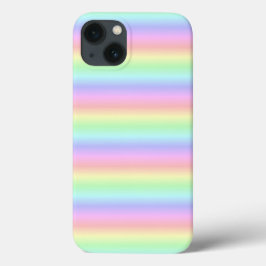 Pastel regenboogstrips - Patroon Case-Mate iPhone Case