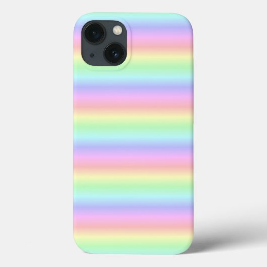 Pastel regenboogstrips - Patroon Case-Mate iPhone Case (Achterkant)