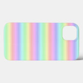 Pastel regenboogstrips - Patroon Case-Mate iPhone Case (Achterkant (horizontaal))