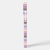 Pastel regenboogstrips - Patroon Case-Mate iPhone Case (Achterkant / Links)
