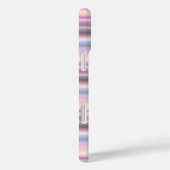 Pastel regenboogstrips - Patroon Case-Mate iPhone Case (Achterkant / Rechts)