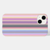 Pastel regenboogstrips - Patroon Case-Mate iPhone Case (Achterkant (horizontaal))