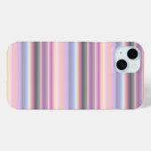 Pastel regenboogstrips - Patroon Case-Mate iPhone Case (Achterkant (horizontaal))