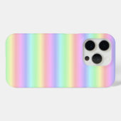 Pastel regenboogstrips - Patroon Case-Mate iPhone Case (Achterkant (horizontaal))