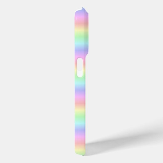 Pastel regenboogstrips - Patroon Case-Mate iPhone Case (Achterkant / Rechts)