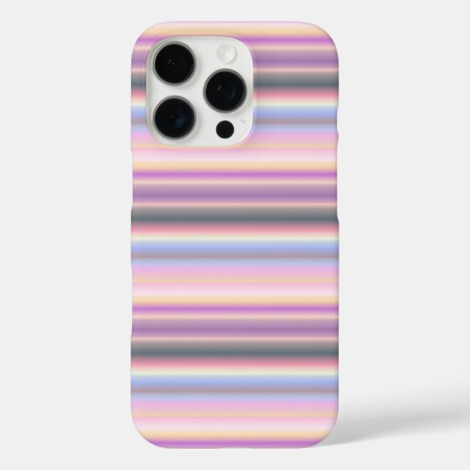 Pastel regenboogstrips - Patroon Case-Mate iPhone Case (Achterkant)