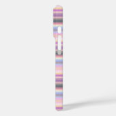 Pastel regenboogstrips - Patroon Case-Mate iPhone Case (Achterkant / Links)