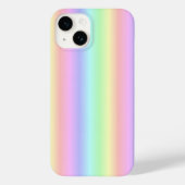 Pastel regenboogstrips - Patroon Case-Mate iPhone Case (Achterkant)