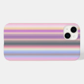 Pastel regenboogstrips - Patroon Case-Mate iPhone Case (Achterkant (horizontaal))