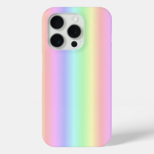 Pastel regenboogstrips - Patroon iPhone 15 Pro Case