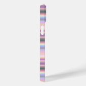 Pastel regenboogstrips - Patroon Case-Mate iPhone Case (Achterkant / Rechts)
