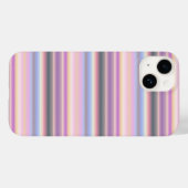 Pastel regenboogstrips - Patroon Case-Mate iPhone Case (Achterkant (horizontaal))