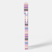 Pastel regenboogstrips - Patroon Case-Mate iPhone Case (Achterkant / Links)
