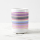 Pastel regenboogstrips - Patroon Koffiemok (Center)