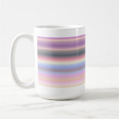 Pastel regenboogstrips - Patroon Koffiemok (Links)