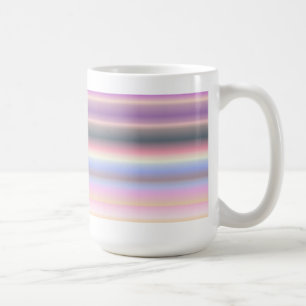 Pastel regenboogstrips - Patroon Koffiemok