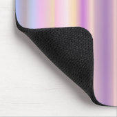 Pastel regenboogstrips - Patroon Muismat (Hoek)