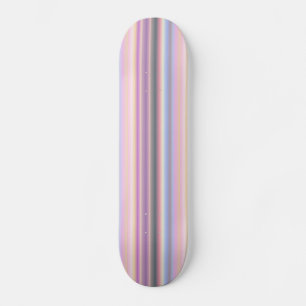 Pastel regenboogstrips - Patroon Persoonlijk Skateboard