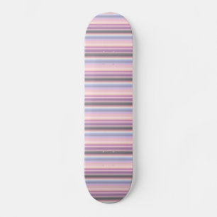 Pastel regenboogstrips - Patroon Persoonlijk Skateboard