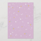 Pastel regenboogUnicorn Magical Birthday Cute Kaart (Achterkant)