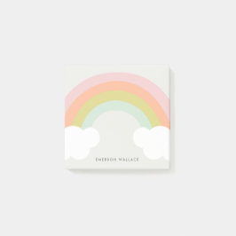 Pastel Regenboogwolk Cute Post-it® Notes