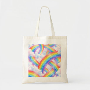 Pastel Regenboogwolk Droom Tote Bag