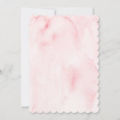 Pastel Regendruppels Baby Sprinkle Baby Shower Kaart (Achterkant)