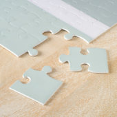 Pastel Retro Blocks Lavender Green Blue Abstract Legpuzzel (Zijkant)