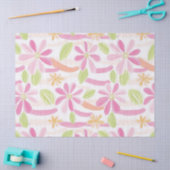 Pastel Retro Bloemen (2) Tissuepapier (Craft)