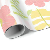Pastel Retro Bloemen (3) Cadeaupapier (Rol Hoek)