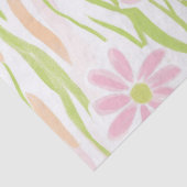 Pastel Retro Bloemen (8) Tissuepapier (Detail)
