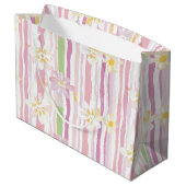 Pastel Retro Bloemen (9) Groot Cadeauzakje (Achterkant Gekanteld)