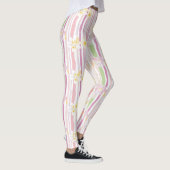 Pastel Retro Bloemen (9) Leggings (Rechts)