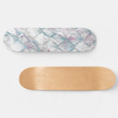 PASTEL RETRO DIAMOND MARBLE SKATEBOARD DECK (Horizontaal)