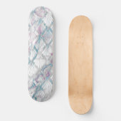 PASTEL RETRO DIAMOND MARBLE SKATEBOARD DECK (Voorkant)