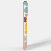 Pastel Retro golvende bloemen Case-Mate iPhone Case (Achterkant / Rechts)