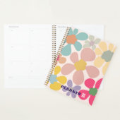 Pastel Retro golvende bloemen Planner (Display)