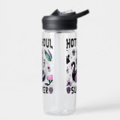 Pastel Retro Goth Mermaid Swan Summer Halloween Waterfles (Links)