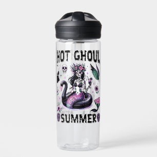 Pastel Retro Goth Zeemeermin Zwaan Zomer Halloween Waterfles