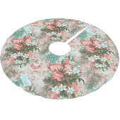 Pastel Retro-kerstvignet Kerstboom Rok (Gekanteld)