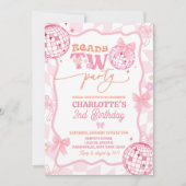 Pastel Retro klaar voor twee partijen 2e verjaarda Kaart (Voorkant)