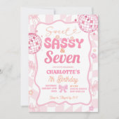 Pastel Retro Rainbow Sassy Sweet Sassy Seven Kaart (Voorkant)
