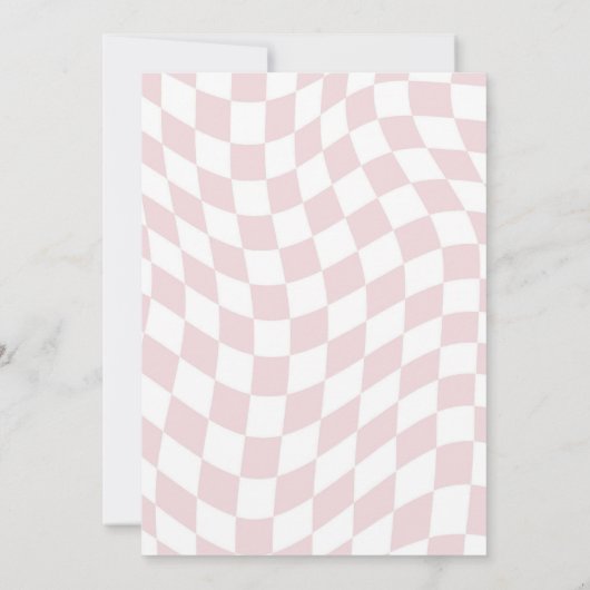 Pastel Retro Rainbow Sassy Sweet Sassy Seven Kaart (Achterkant)