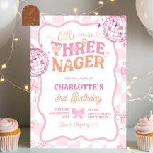 Pastel Retro Regenboog Little Miss Threenager