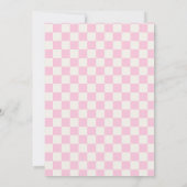 Pastel Retro Roller Skating Party Invitation (Achterkant)