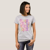 Pastel Retro Senior Jaar Afstuderen Gift Shirt (Voorkant volledig)