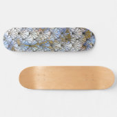 PASTEL RETRO SHELL SKATEBOARD DECK (Horizontaal)
