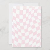 Pastel Retro Slumber Party Girl Birthday Kaart (Achterkant)