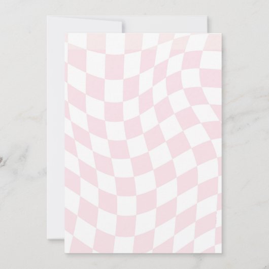 Pastel Retro Slumber Party Girl Birthday Kaart (Achterkant)